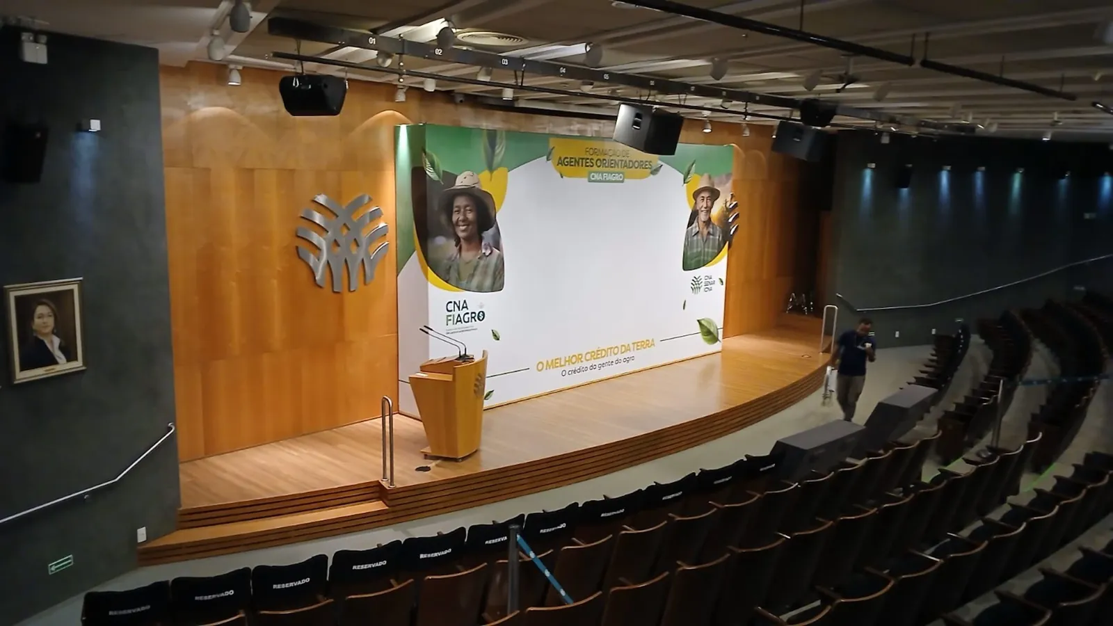 Backdrop Fundo de Palco - CNA Fiagro