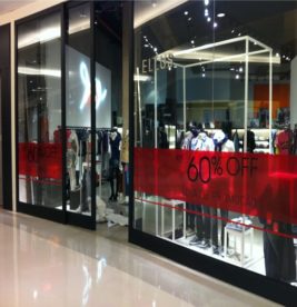 Adesivos para vitrine