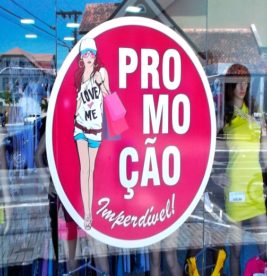 Adesivos para vitrine