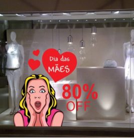 Adesivos para vitrine